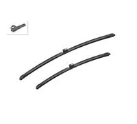 Spazzola Tergi Bosch 3397007072 Aerotwin per Anteriore Installazione Laterale