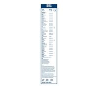 Spazzola tergi BOSCH 3397118422 per FIAT HONDA RENAULT