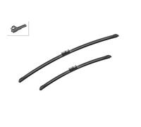 Spazzola Tergi Bosch 3397118951 Aerotwin per Anteriore Installazione Laterale