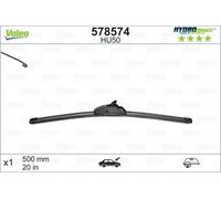 SPAZZOLA TERGI HYDROCONNECT FLAT BLADE ANT SINGOLA 500mm CODICE BREVE: HU50