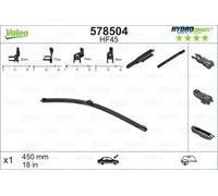 SPAZZOLA TERGI HYDROCONNECT UNI-CLICK ANT SINGOLA 450mm CODICE BREVE: HF45