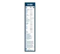 Spazzola tergi posteriore per ALFA ROMEO AUDI AUTOBIANCHI BMC BMW CHRYSLER CITRO