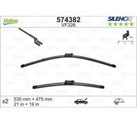 SPAZZOLA TERGI SILENCIO FLAT BLADE ANT SX COPPIA 530mm + 475mm CODICE BREVE: VF3