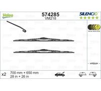 SPAZZOLA TERGI SILENCIO PERFORMANCE ANT DX/SX COPPIA 700mm + 650mm CODICE BREVE: