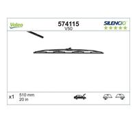 Valeo Spazzola tergicristallo Silencio V50 510 mm Anteriore 1 pezzo