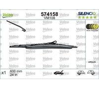 Spazzola tergicristallo VALEO Silencio VM108, 600mm, Anteriore, 1 Pezzo