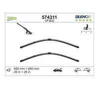 Spazzola Tergi Valeo 574311 Silencio Flat Blade Set per Mercedes Benz VW