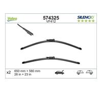 Spazzola Tergi Valeo 574325 Silencio Flat Blade Set per Mercedes Benz