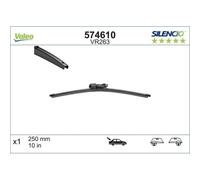 Spazzola Tergi Valeo 574610 Silencio Rear per Seat Skoda VW