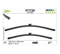 Valeo Spazzola tergicristallo anteriore 577728 Lama flat per Mercedes-Benz