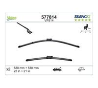 Spazzola Tergi Valeo 577814 Silencio Flat Blade Set per Bmw Land Rover