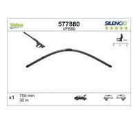 Spazzola Tergi Valeo 577880 Silencio Flat Blade Single per Audi Centro
