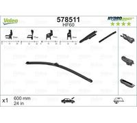 Spazzola tergi - VALEO 578511