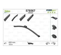 Spazzola Tergi Valeo 578567 Hydroconnect Rear per VW