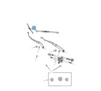 SPAZZOLA TERGICRISTALLI SINISTRA PER JEEP COMPASS ORIGINALE K68359569AC