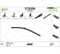 Spazzola tergicristallo 578506 VALEO per MINI VOLVO BMW RENAULT AUDI VW PORSCHE