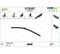 Spazzola tergicristallo 578507 VALEO per AUDI MERCEDES-BENZ VW SKODA LAND ROVER