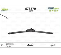 Spazzola tergicristallo 578570 VALEO per SUZUKI FIAT HONDA HYUNDAI KIA CHEVROLET