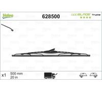 VALEO 628500 Tergicristalli