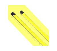 Spazzola Tergicristallo Colorato UJ Hook Tergicristallo Per Auto Universale Doppio Strato In Gomma Morbida Senza Telaio Senza Staffa 16" 19" 20" 22" 24" 26" Gomma Tergicristallo(Yellow,14in (350mm)-1