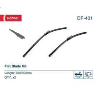Spazzola tergicristallo DENSO Flat Blades DF-401, 700/550mm, Anteriore, 2 Pezzo