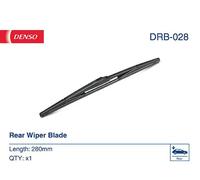 Tergicristallo per parabrezza DENSO DRB-028, DRB Lunghezza 280mm, indietro, 1 pezzo