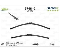 Valeo Silencio Piatto Spazzola Tergicristallo Set - Anteriore - 23 "/ 19 " - Per