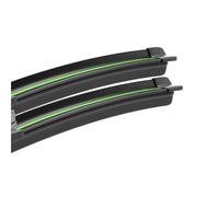 Spazzola Tergicristallo Per VW Per Caddy MK2 MK3 MK4 MK5 1995-2023 Spazzole Tergicristallo Anteriori 2 Pezzi Accessori Finestrini Parabrezza FRTRGVUVXP(Black+Green,MK5 2017-2023)