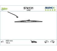 Spazzola tergicristallo posteriore 450mm 18'' VALEO Silencio 574131