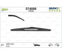 Spazzola tergicristallo posteriore 574086 VALEO per MITSUBISHI SUZUKI FIAT MINI