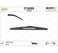 Spazzola tergicristallo posteriore 574089 VALEO per RENAULT OPEL PEUGEOT NISSAN