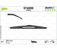 Spazzola tergicristallo posteriore 574096 VALEO per HYUNDAI KIA
