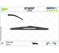 Spazzola tergicristallo posteriore 574097 VALEO per KIA HYUNDAI