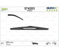 Valeo Silencio Piatto Spazzola Tergicristallo - Posteriore - 11 " - Per Espace V
