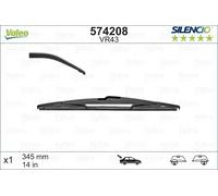 Valeo Silencio Specifico Posteriore 345mm/14 " Spazzola Tergicristallo VM43