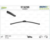 Spazzola tergicristallo posteriore 574298 VALEO per VW SEAT SKODA