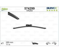 Spazzola tergicristallo posteriore 574299 VALEO per VW SKODA SEAT CUPRA