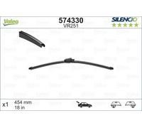 Spazzola tergicristallo posteriore 574330 VALEO per VW TRANSPORTER T5 Autobus