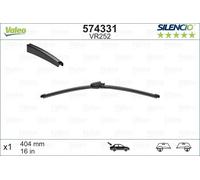 VALEO Spazzola tergicristallo Silencio Xtrm VR252 574331 404 mm Posteriore 1 pezzo