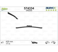 Spazzola tergicristallo posteriore 574334 VALEO per VW MERCEDES-BENZ LAND ROVER