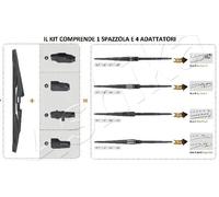 Spazzola tergicristallo posteriore SA-X40R ASHIKA per RENAULT PEUGEOT NISSAN