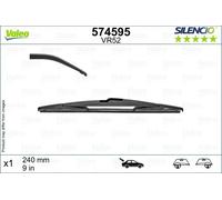 Tergicristallo per parabrezza VALEO 574595, Silencio Lunghezza 240mm, indietro, 1 pezzo