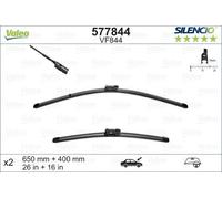 Spazzola Tergicristallo Seat Leon 14-22 OEM Valeo 577844, Front Right Left