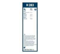 Spazzola tergicristallo BOSCH Twin H283, 280mm, Posteriore, 1 Pezzo