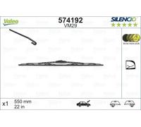 Spazzola tergicristallo Spazzola tergi a staffa 574192 VALEO per PORSCHE AUDI