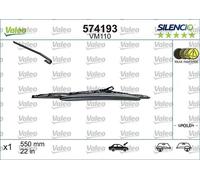 Spazzola tergicristallo Spazzola tergi a staffa 574193 VALEO per AUDI PEUGEOT