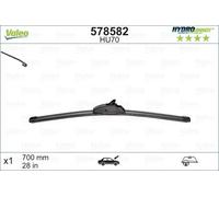 Spazzola tergicristallo Spazzole flat blade 578582 VALEO per CHRYSLER PEUGEOT
