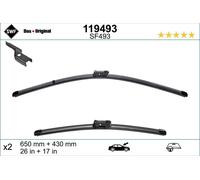 SWF Spazzola tergicristallo Visioflex 119493 650/430 mm Anteriore - 2 pezzi