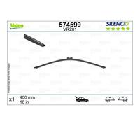 Spazzola tergicristallo VALEO Silencio 574599, 400mm, Posteriore, 1 Pezzo