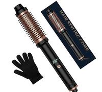 Spazzola Termica 3 In 1, Spazzola Termica 38 mm Lcd 120-200 ℃ Spazzolas Rotonda Riscaldata a Doppio Ptc, Spazzole Per Ricci, Piastra Per Capelli Spazzoles Asciugatura Naturali Asciugatura Lisciatura